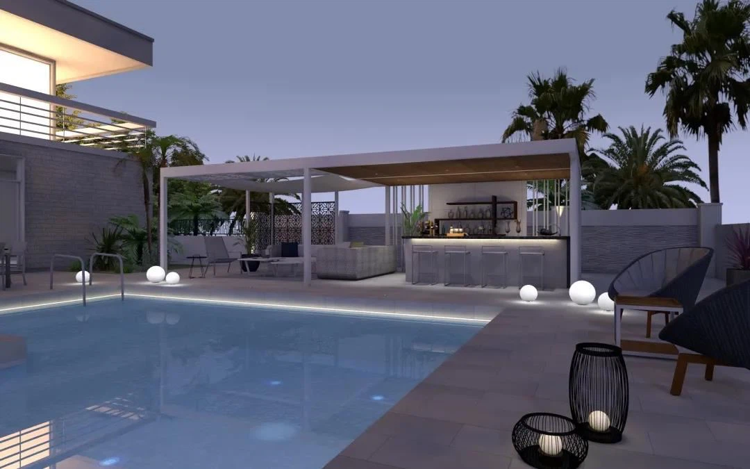 aluminum alloy pergola