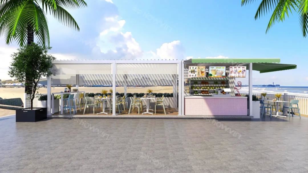 Pergola With Retractable Roof 3m X 4m