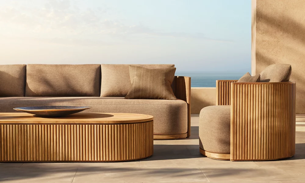 Premium Byron Teak Outdoor Sofa Set | Howvin Furniture