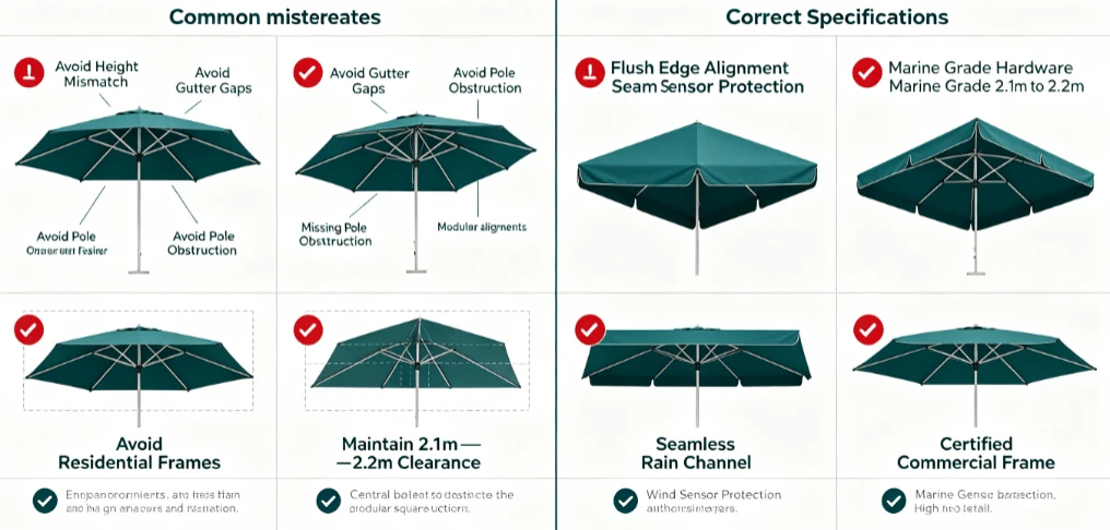 Why Round Canopies Fail: The Geometry of Modular Alignment Why Round Canopies Fail: The Geometry of Modular Alignment