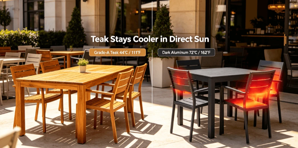 teak vs aluminum outdoor furniture for high humidity areas teak vs aluminum outdoor furniture for high humidity areas