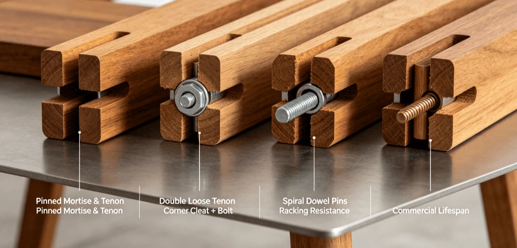 Best Joint Construction for Restaurant Teak Chairs: B2B Guide Best Joint Construction for Restaurant Teak Chairs: B2B Guide