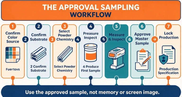 THE APPROVAL SAMPLINGWORKFLOW THE APPROVAL SAMPLINGWORKFLOW