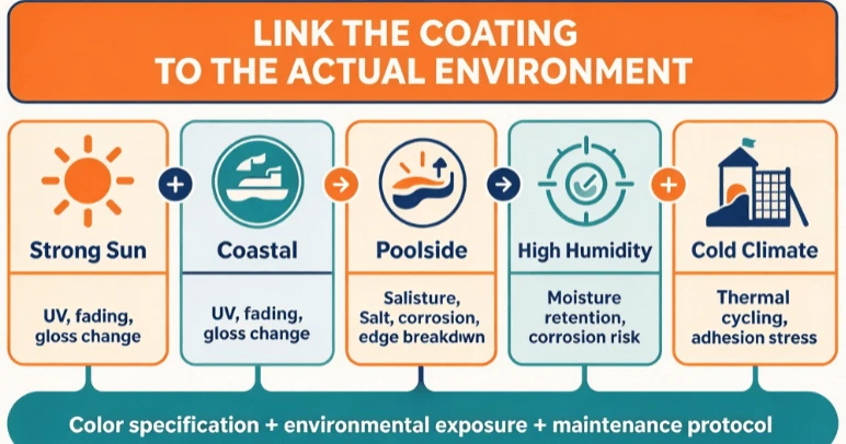 LINK THE COATINGTO THE ACTUAL ENVIRONMENT LINK THE COATINGTO THE ACTUAL ENVIRONMENT