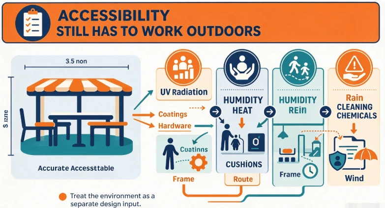Material Selection: Accessibility Still Has To Work Outdoors Material Selection: Accessibility Still Has To Work Outdoors