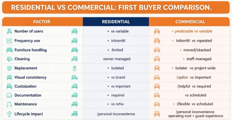 Residential Vs. Commercial Use: The First Buyer Comparison Residential Vs. Commercial Use: The First Buyer Comparison
