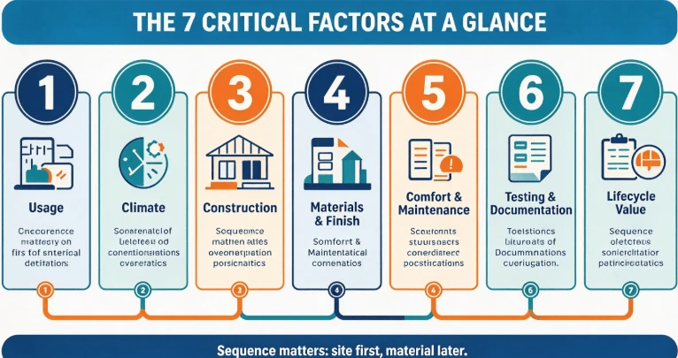 The 7 Critical Factors At A Glance The 7 Critical Factors At A Glance