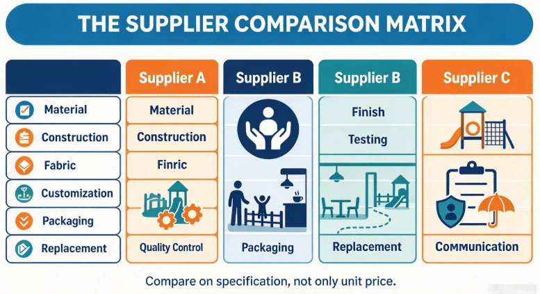 The Supplier Comparison Matrix The Supplier Comparison Matrix