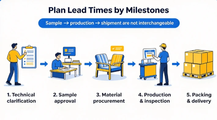 How Contract Outdoor Furniture Lead Times Should Be Planned How Contract Outdoor Furniture Lead Times Should Be Planned