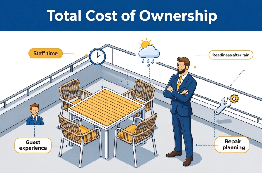 Outdoor Furniture ROI: What Hospitality Buyers Should Measure Outdoor Furniture ROI: What Hospitality Buyers Should Measure