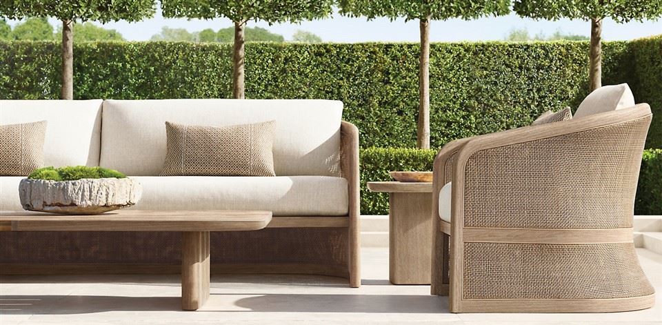 Lucia Outdoor Furniture Set | Luxury Teak Resort Lounge
