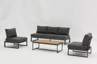 Convertible Outdoor Sectional Sofa For Patio, Poolside & Garden – Weather-Resistant, Space-Saving Design
