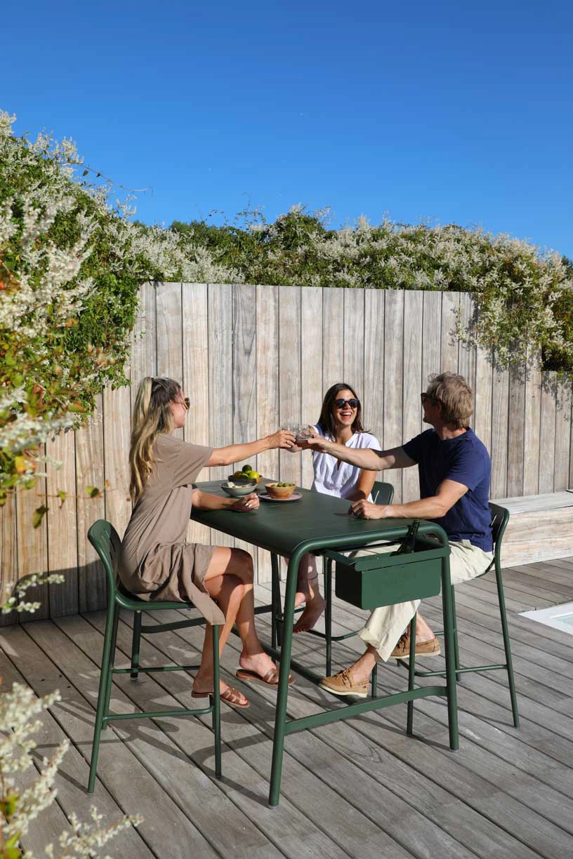 Outdoor High Bistro Table Set – Weather-Resistant Metal Table & Chairs For Patio, Deck & Garden Dining