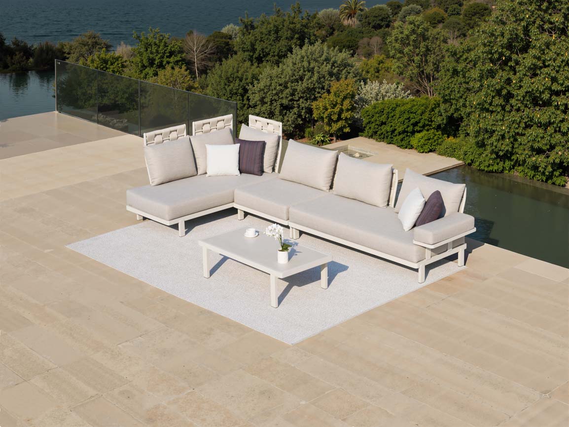 Modern Outdoor Sectional Sofa Set – Weather-Resistant Patio Lounge With Removable Cushions For Garden & Poolside