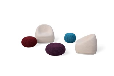 Outdoor Furniture Footstool Supplier China Woven Patio Footrest Pouf