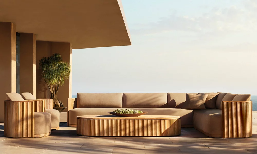 Premium Byron Teak Outdoor Sofa Set | Howvin Furniture