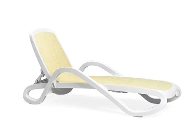 Commercial Pool Sun Lounger H-35032L | Adjustable Outdoor Chaise Lounge
