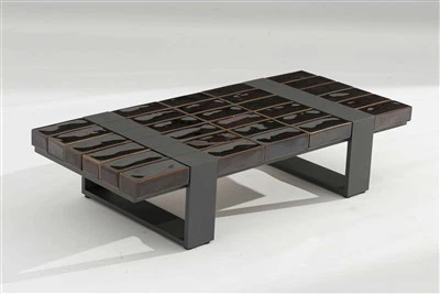 Glaze Tile Top Coffee Table