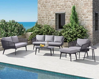 Outdoor Metal Rope Sofa