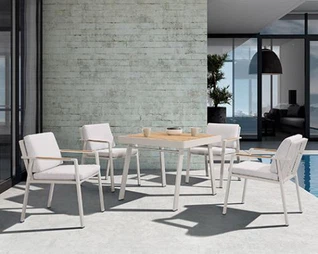 All Weather Outdoor Armchair with Cushion