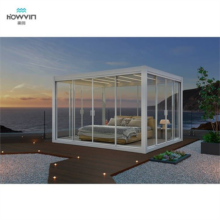 Backyard Pergola With Roof