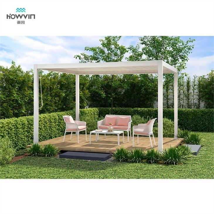 Backyard Pergola With Roof