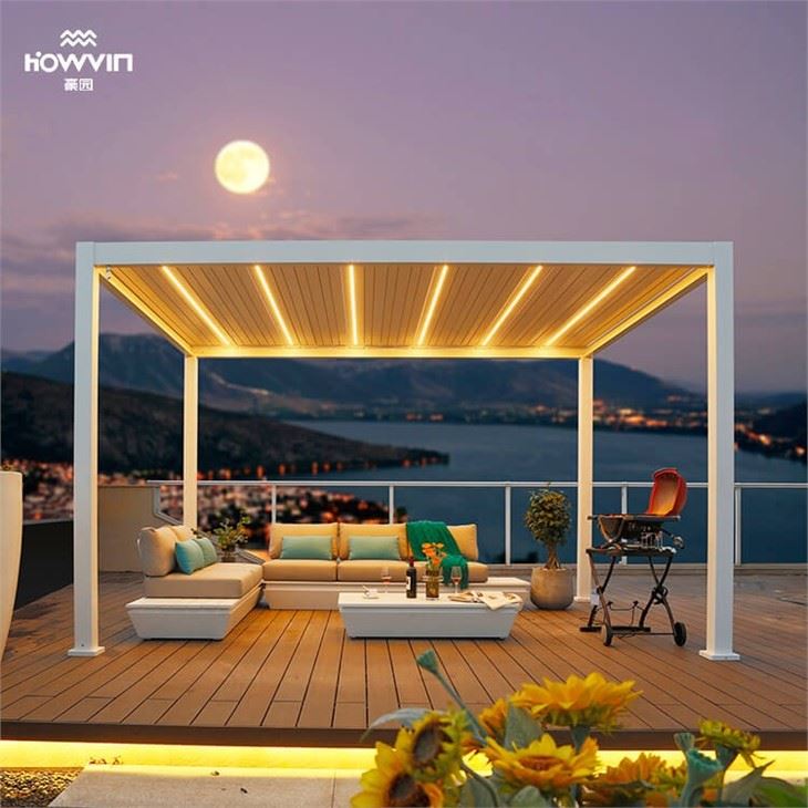 Backyard Pergola With Roof