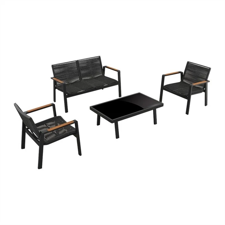 Courtyard Teak Outdoor Sectional Sofa