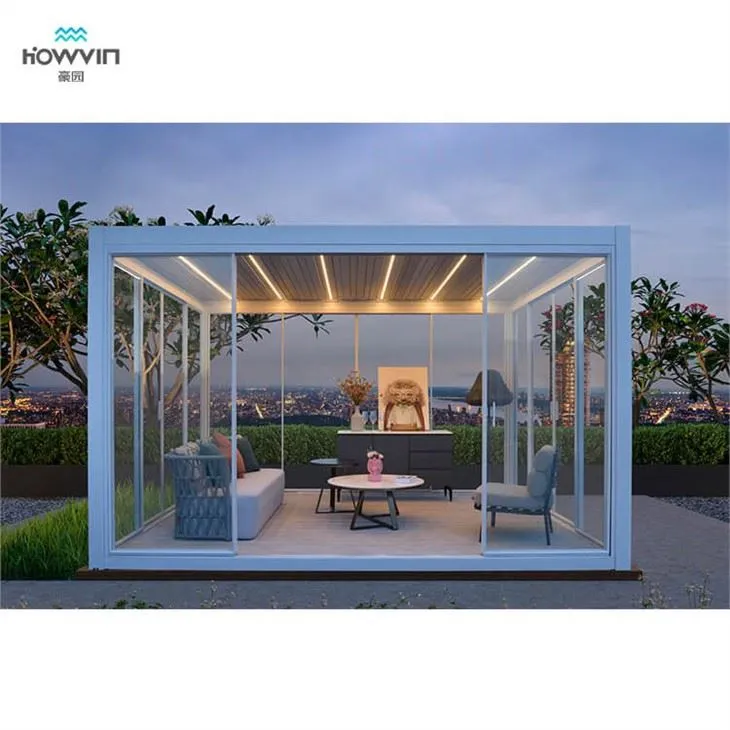 Modern Garden Patio Pergola Shade Scenic Aluminum Alloy Outdoor Pavilion