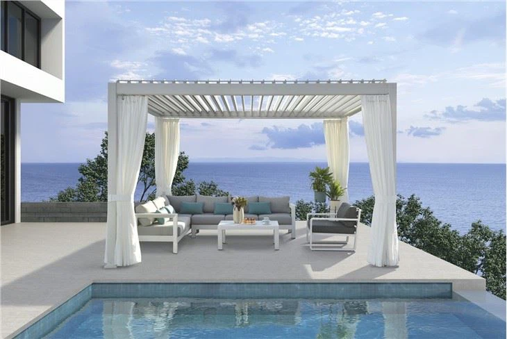 Outdoor Adjustable Aluminum Pergola
