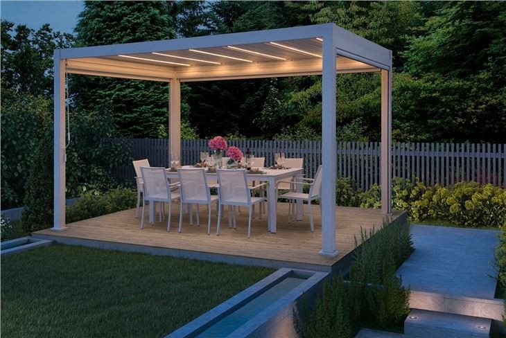 Outdoor Adjustable Aluminum Pergola