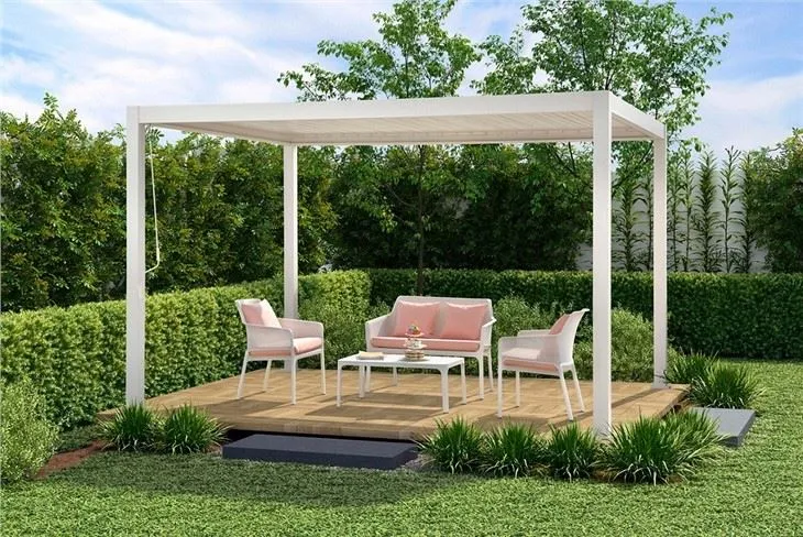 Outdoor Adjustable Aluminum Pergola