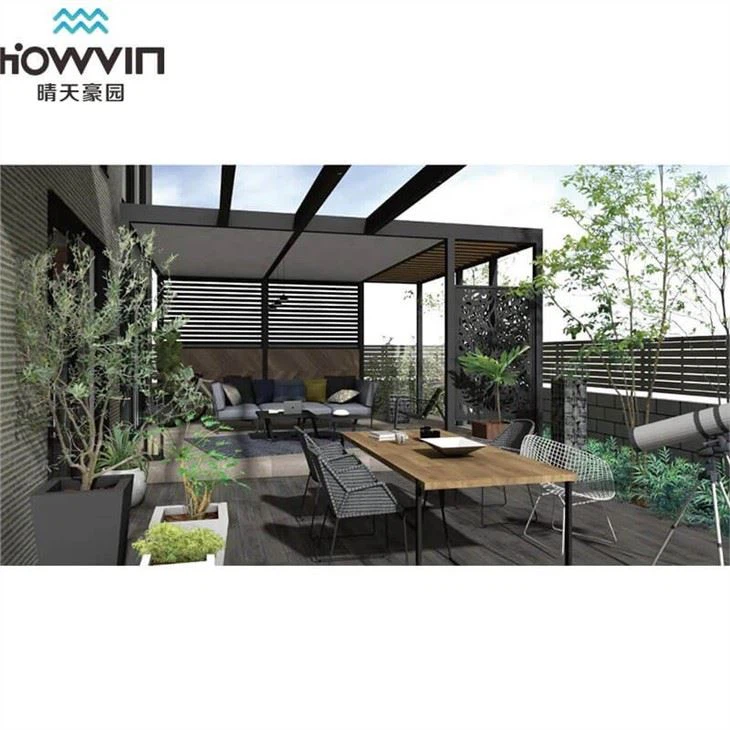 Outdoor Pergola With Kitchen