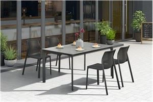 Outdoor Grey Garden Table And Chairs
