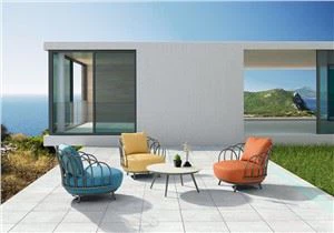 Aluminium Frame Garden Sofa Crown Series