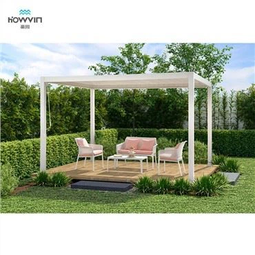 Custom Modern Gazebo Remote Control Aluminium Motorized Pergola for Swimming Pool Roof Waterproof Pergola Covers|Pergola with Roof|Pergole|Modern Pergola