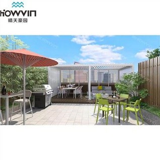 Customized Freestanding Balcony Motor Pergola With Modern Design