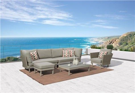 Outdoor Patio Garden Strap Sofa Sets