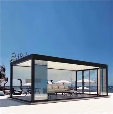 Howvin Hot Sale Chinese Waterproof Aluminium Pergolas Patio Cover Canopy Gazebo for ...