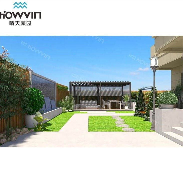 White Modern Pergola