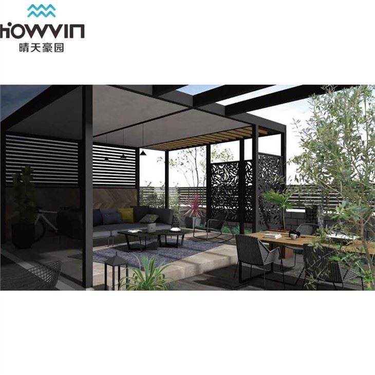 White Modern Pergola